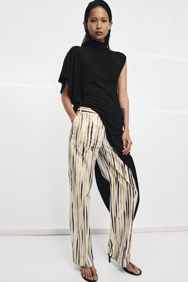PANTALÓN POPELÍN RAYAS